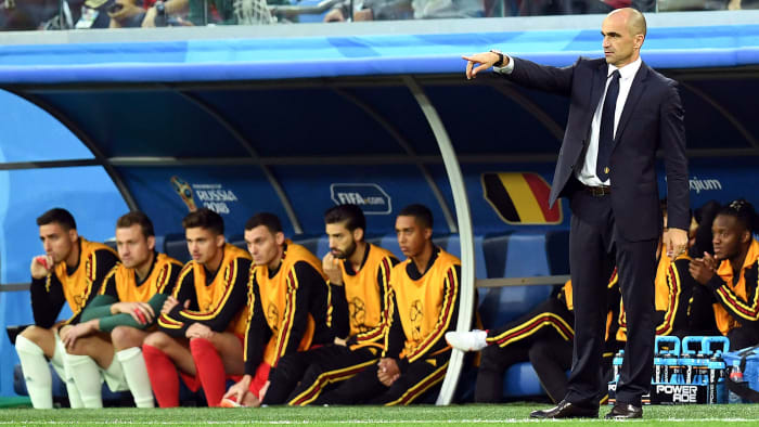 Belgium manager Roberto Martinez